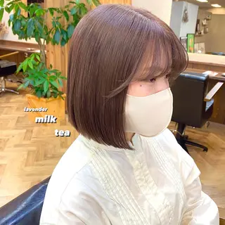 ショート カラー パーマ ヘアアレンジ メンズ キッズ ネイル マツエク・マツパ EMANON梅田店所属・前川 朋香のヘアスタイル