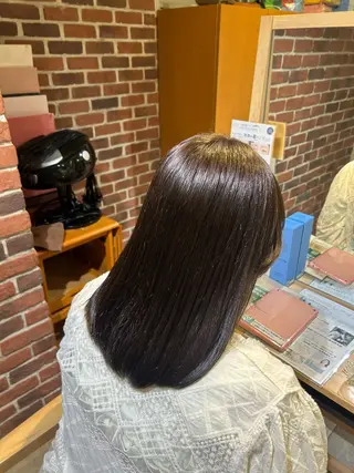 ミディアム カラー 時田 羽美のヘアスタイル