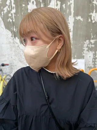 ショート カラー salowin所属・吉ヶ別符 亮祐のヘアスタイル