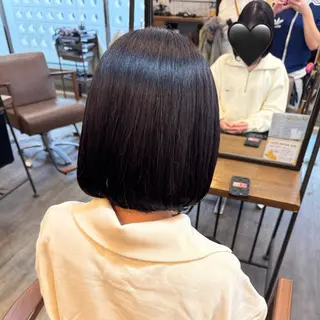 ミディアム カラー タカノ ユラ bisou hairのヘアスタイル