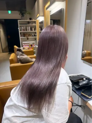 セミロング カラー 艶髪/ハイトーン💎 レイヤー/Reijiのヘアスタイル