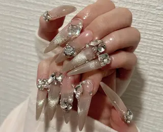 ネイル 長さ出し専門パーツ jenniferのネイルデザイン