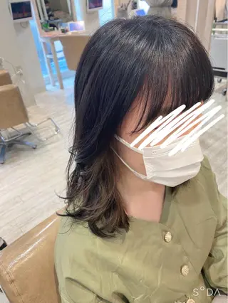ミディアム if所属・大崎if ほりはるかのヘアスタイル