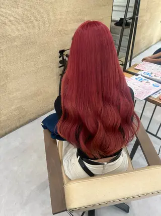 ロング カラー 髪質改善AUSTIN登戸所属・野村 一花 / 暖色 カラー / Wカラーのヘアスタイル