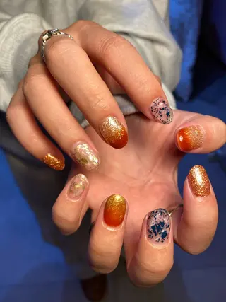 ネイル NICO nail　三軒茶屋店　ネイル＆アイラッシュ所属・oichan 𖦹°‧のネイルデザイン