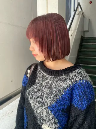 ミディアム カラー yiye 青山所属・無料カットモデル募集 🌱ひょうがのヘアスタイル