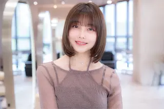 ミディアム カラー 韓国ヘア顔周りカット そーた/渋谷駅のヘアスタイル