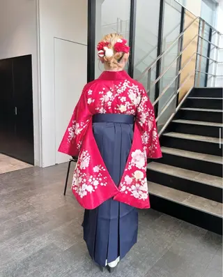 ミディアム ヘアアレンジ GOTODAY SHAiRE SALON (原宿本店)所属・sakurai kana 🎀のヘアスタイル