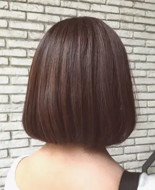 ミディアム カラー Lapel green所属・Lapelgreen 森町 / AOIのヘアスタイル