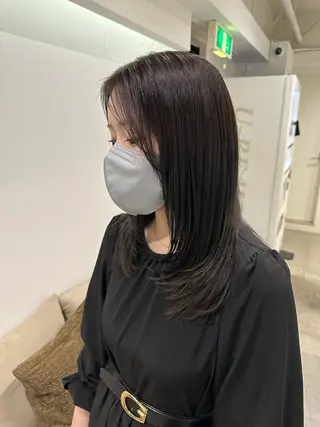 ロング カラー 縮毛矯正/ネイル 🌻ひまわり🌻のヘアスタイル