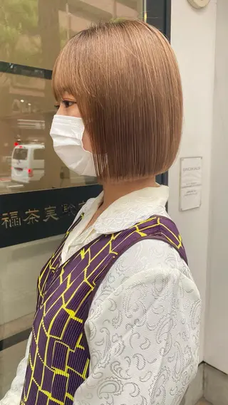 ミディアム RURI韓国ボブ 🇰🇷タッセルボブのヘアスタイル