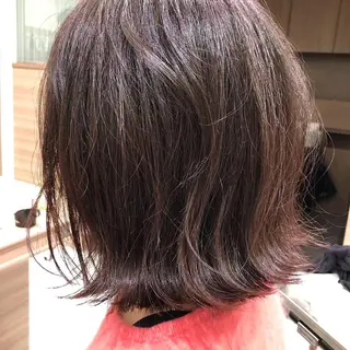 ミディアム カラー 大人女性のショート ・ボブ✂︎沼尻典祥のヘアスタイル