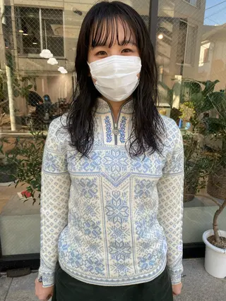 ロング カラー パーマ ヘアアレンジ パーマスタイル🔅 sayacaのヘアスタイル