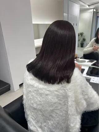 セミロング 艶感カラー/ senri.のヘアスタイル