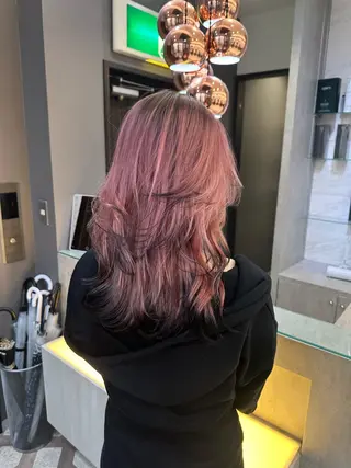 セミロング カラー JILL/鶴岡 和幸/天神のヘアスタイル