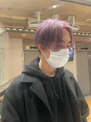 ミディアム カラー 艶ハイトーン👑♡ NATSUKIのヘアスタイル