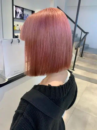 ショート カラー 酸性ストレート・ メンズ 三原 楊子のヘアスタイル