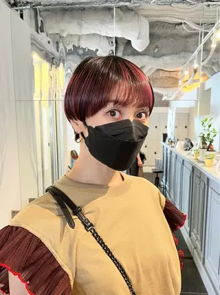 ショート ショート/パーマ/ カラー/FUKOのヘアスタイル