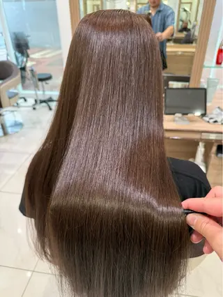 ロング カラー 🦊ᩚ髪質改善カラー 🦊ᩚ木幡のヘアスタイル