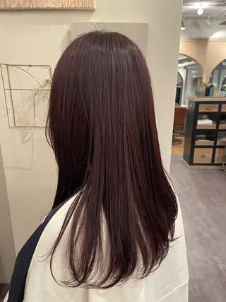 カラー 七ﾂ星＋所属・ストレートモデル募集 momokaのヘアスタイル