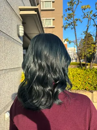 ミディアム カラー ハイトーン/アレンジ 🎀アオイ🎀のヘアスタイル