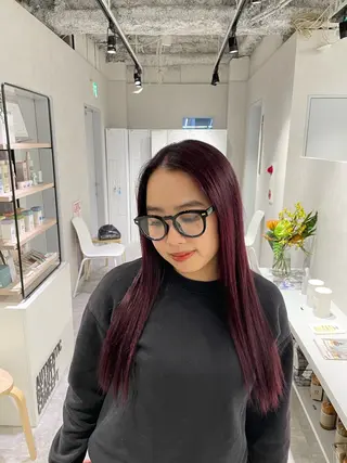 カラー モデル募集中/西梅田 かえで🎀のヘアスタイル