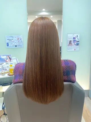 ロング カラー カラーモデル/ 東 ゆきののヘアスタイル