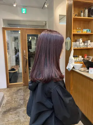 セミロング 鈴木 三保のヘアスタイル