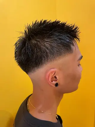 ショート メンズ Drei.B.（ドライヴ）所属・ヨシダ アズサのヘアスタイル