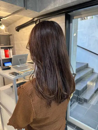 セミロング カラー NOOS omotesando所属・お悩み改善あなたの" You"💚❤️💛のヘアスタイル