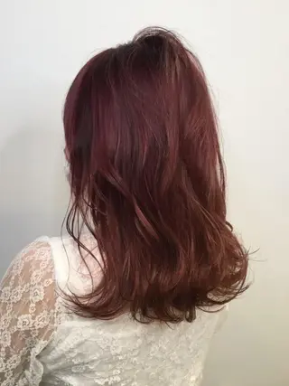 ミディアム ブリーチ/ヘアケア/ 艶髪/イギチハルのヘアスタイル