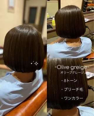 ショート minami🌿‬ 透明感カラー🫧のヘアスタイル