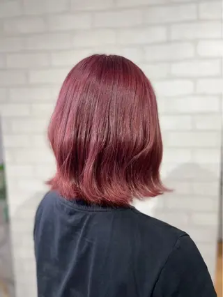 ミディアム カラー 土屋 咲希のヘアスタイル