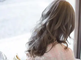 ロング カラー パーマ haretoki 髪質改善サロンのヘアスタイル