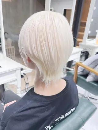 ショート ヘアアレンジ カラー Days 透明感カラーのヘアスタイル