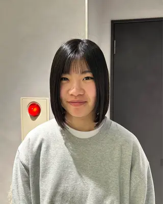 ミディアム 寺川留以 /カットモデル募集中のヘアスタイル