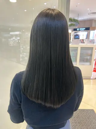 ロング カラー 艶質改善/縮毛矯正 ササキナツミのヘアスタイル