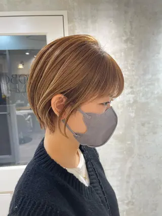 ショート SHISEI所属・小野 明日香のヘアスタイル