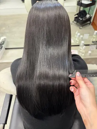 ロング 🎀うる艶モテ髪🎀 透明感/ユナのヘアスタイル