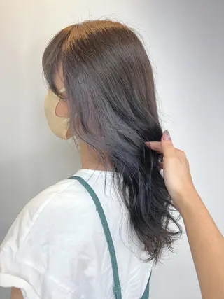 セミロング カラー SANA推し美容師 CHISA🍒のヘアスタイル