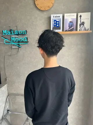 パーマ メンズ 長谷川 湧のヘアスタイル