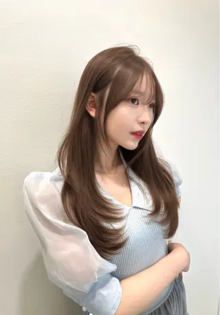 ロング 🤎大人かわいい🤎 韓国レイヤー🤎力丸のヘアスタイル