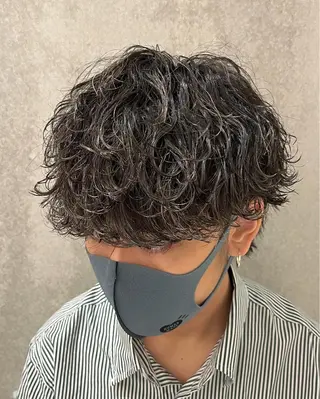 ショート パーマ メンズ 瀧野 翔吾【メンズ特化】のヘアスタイル