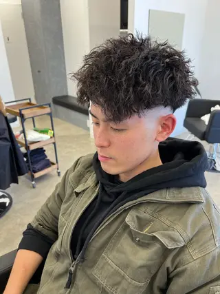 ショート パーマ メンズ メンズ特化美容師 井上大輔のヘアスタイル