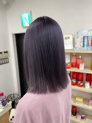 ミディアム カラー gisele所属・小山 一之のヘアスタイル