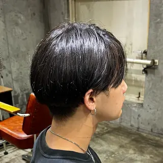 ショート カラー メンズ 【💎ツヤ髪💎】 ダメージレスカラー✨のヘアスタイル