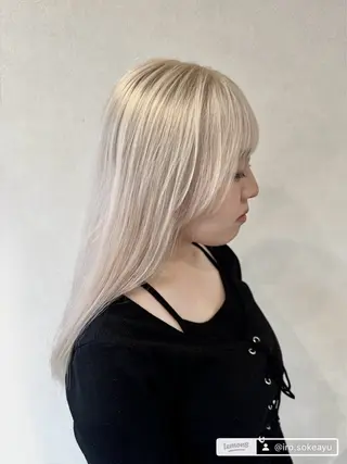 ロング カラー hair＆beauty iro所属・複雑履歴修正/メンズ スタイル/そけあゆのヘアスタイル