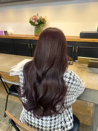 ロング 💎韓国Style透 明感カラー💜あかねのヘアスタイル