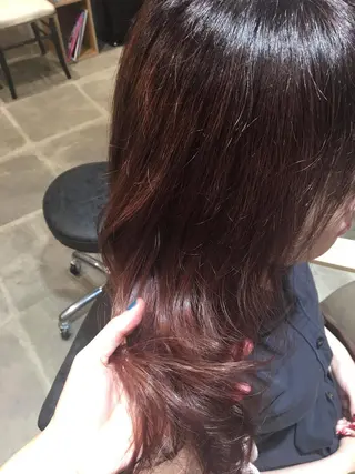 カラー たなか ちあきのヘアスタイル