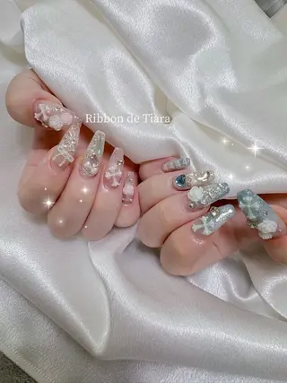 ネイル Ribbon de Tiara MAKIのネイルデザイン